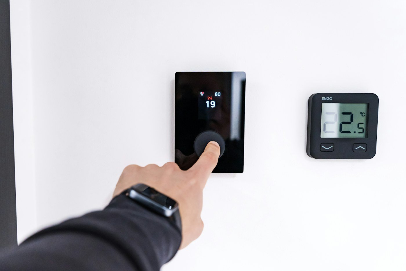 Réglage d'un thermostat moderne